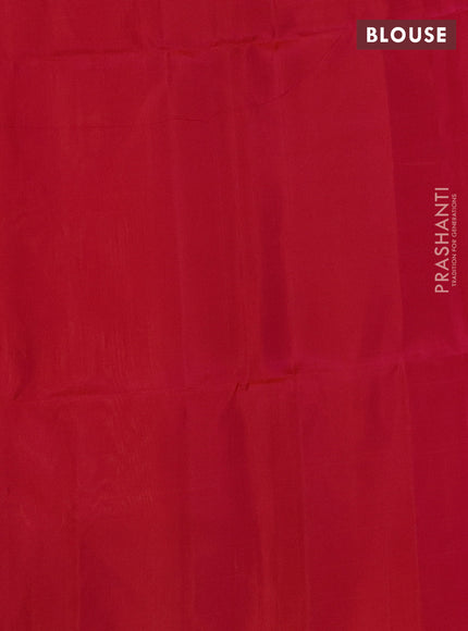 Pure soft silk saree mustard yellow and dual shade of pinkish orange with allover zari weaves in borderless style