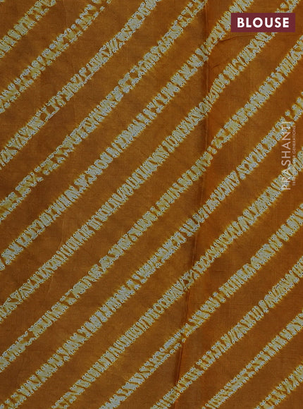 Pure tussar silk saree blue with allover embroided work and embroided border