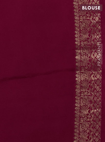 Crepe silk ssaree cream and pink with allover mina weaves & pita work and zari woven border