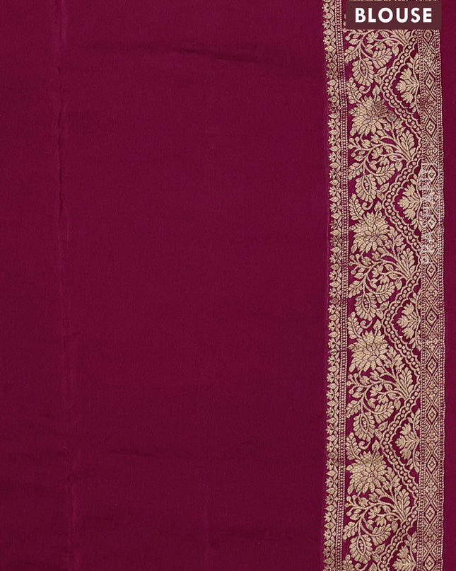 Crepe silk ssaree mustard yellow and pink with allover mina weaves & pita work and zari woven border