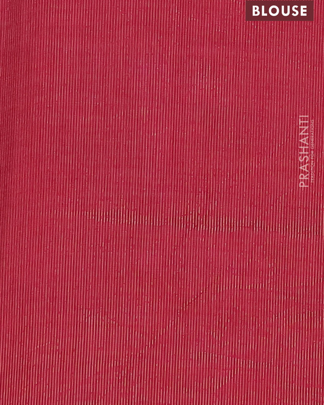 Semi raw silk saree pink with zari woven buttas and zari woven border