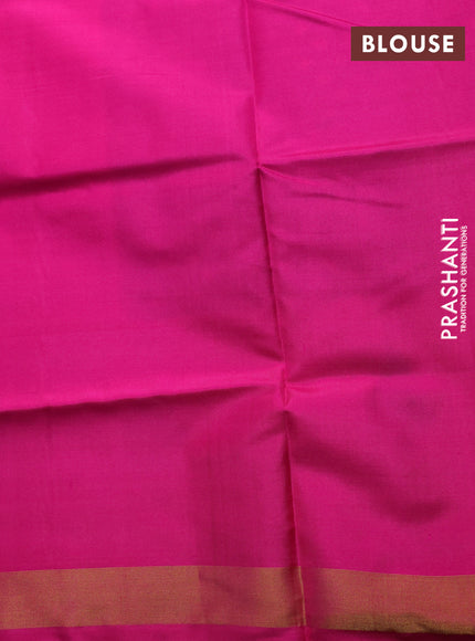 Rajkot Patola Silk Saree grey and pink with allover Ikat weaves and zari woven border