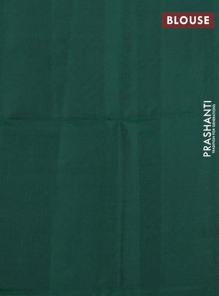 Kanchipuram soft silk saree violet and green with zari woven buttas and zari woven border