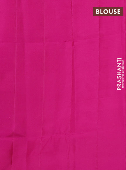 Kanchipuram soft silk saree pastel pink and pink with zari woven buttas and zari woven border