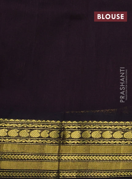 Kuppadam silk cotton saree candy pink and black with paisley zari woven buttas and zari woven border