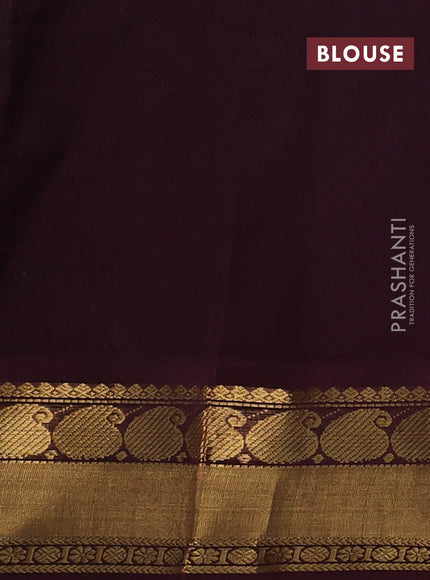 Kuppadam silk cotton saree light blue and deep maroon with annam zari woven buttas and zari woven border