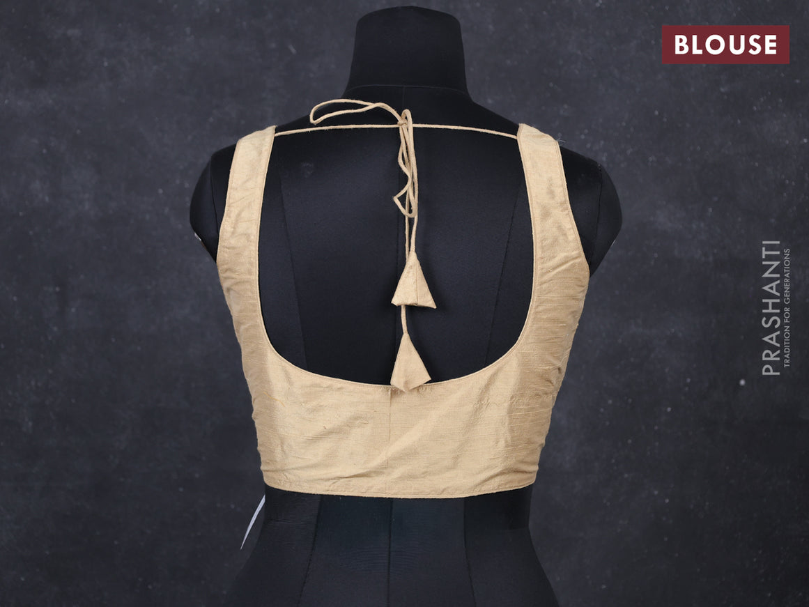 Sandal raw silk readymade blouse sandal and Sleeveless style