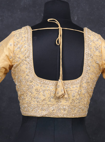 Sandal Raw Silk Readymade Blouse Sandal and
