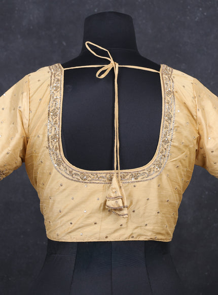 Sandal Raw Silk Readymade Blouse Sandal and