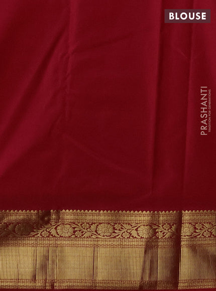 Bangalori silk saree pink with zari woven buttas and rich zari woven border