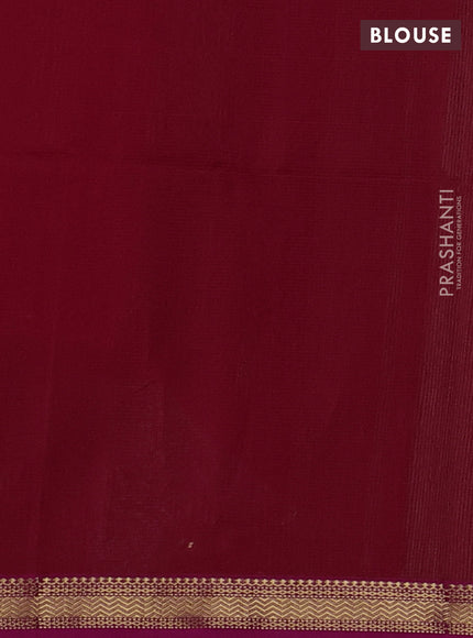 Maheshwari silk cotton saree red and pink with allover zari weaves & buttas and zari woven border