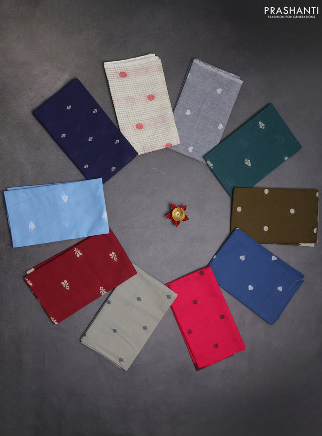 Cotton Blouse Bits Assorted colour & Design and pack of 10