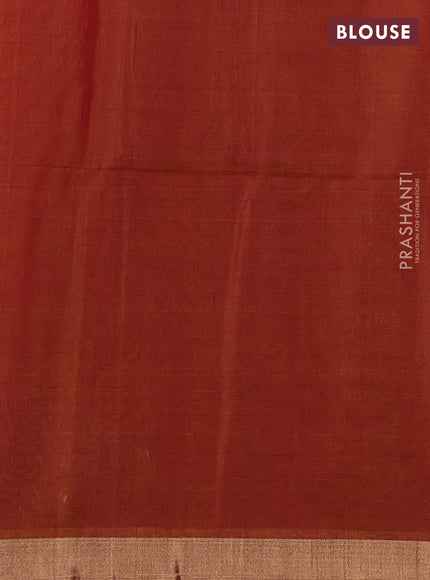 Kora silk cotton saree maroon and dual tone mustard yellow with allover silver zari woven buttas and zari woven border