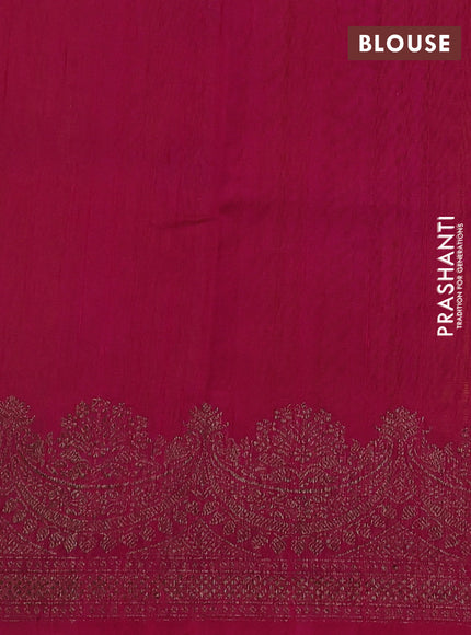 Banarasi raw silk saree yellow and pink with woven buttas and woven border