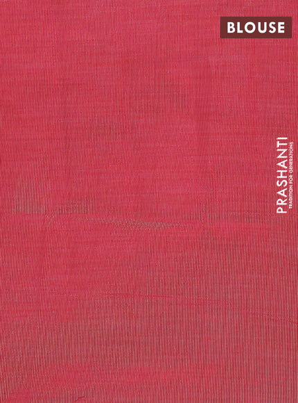 Semi raw silk saree pink with zari woven buttas and zari woven border