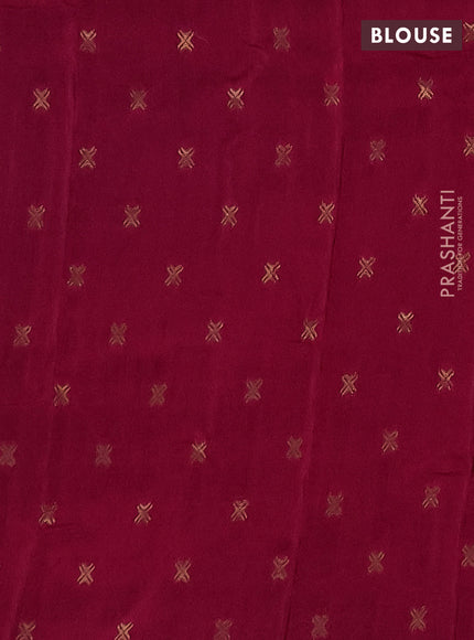 Art kota saree pink with zari woven buttas and long zari woven border