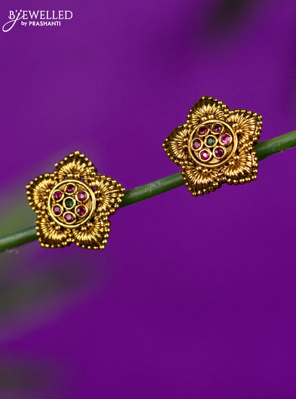 Antique earrings with kemp stones