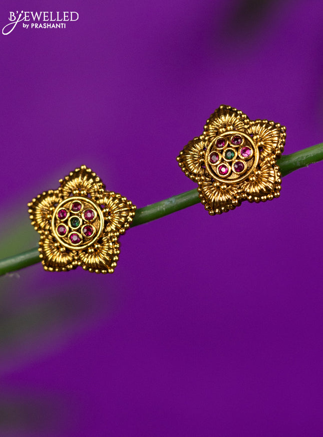 Antique earrings with kemp stones
