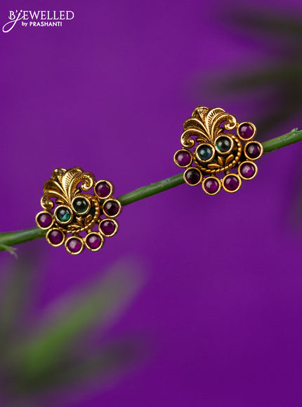 Antique earrings with kemp stones