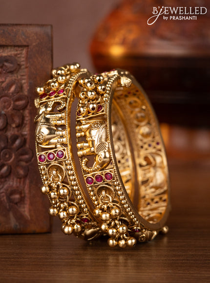 Antique necklace with kemp and cz stones