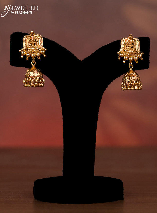 Antique necklace with lakshmi pendant