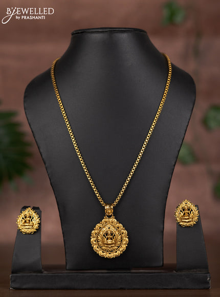 Antique chain with lakshmi pendant