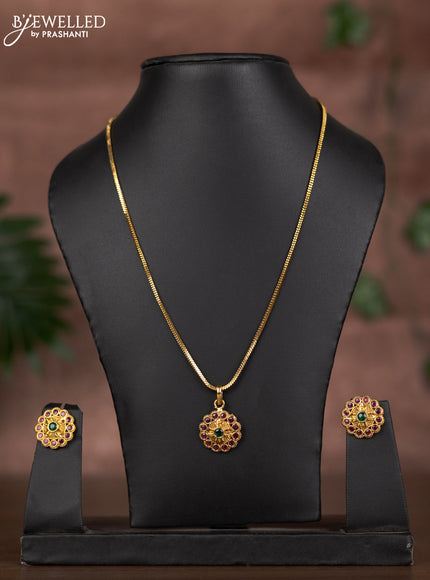 Antique chain with kemp stones