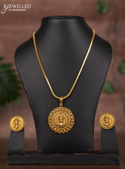 Antique chain with shivan pendant