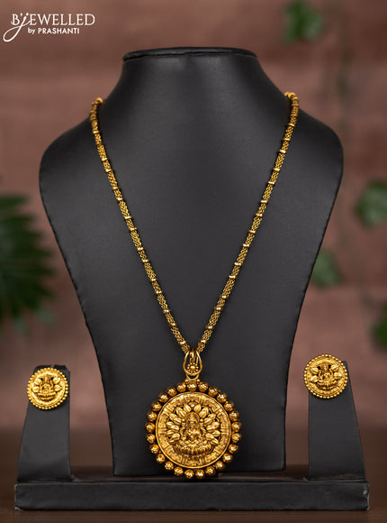 Antique chain with lakshmi pendant
