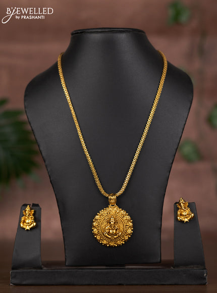 Antique chain with ganesha pendant