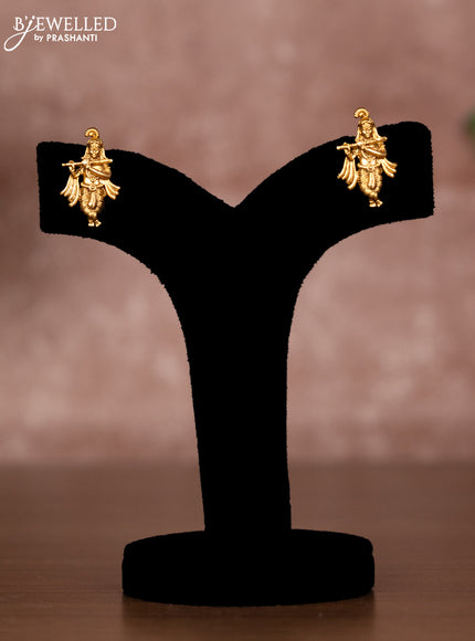 Antique chain with krishna pendant