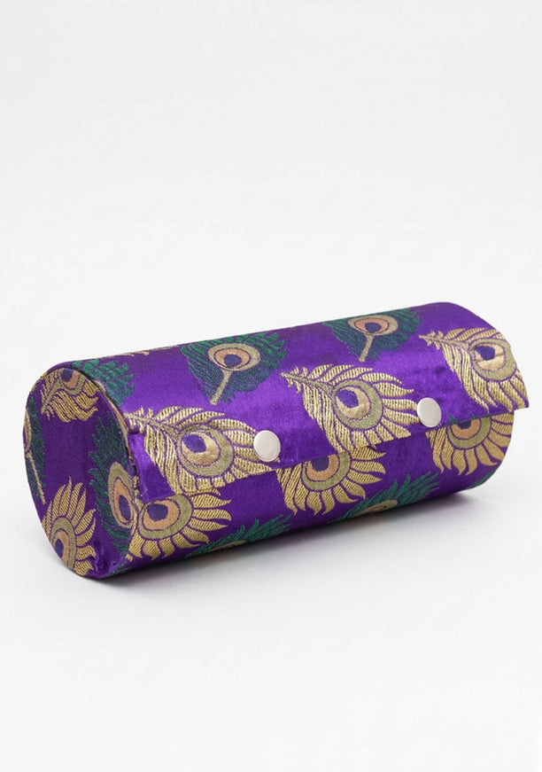 Bangle Holder Peacock Feather Design Large - W3991