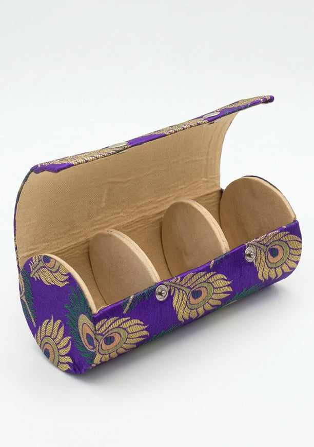 Bangle Holder Peacock Feather Design Large - W3991