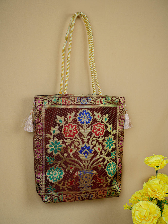 Banarasi Handbag ( 10 X 10) - WBG0670