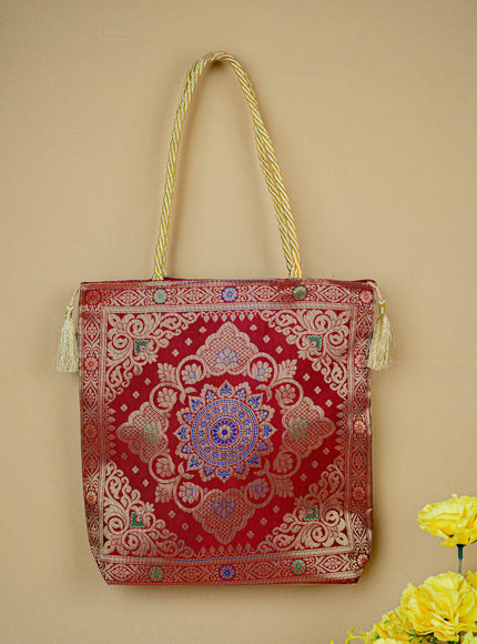 Banarasi Handbag ( 10 X 10) - WBG0670