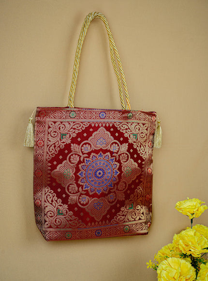 Banarasi Handbag ( 10 X 10) - WBG0670