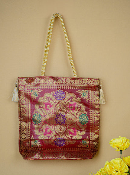 Banarasi Handbag ( 10 X 10) - WBG0670