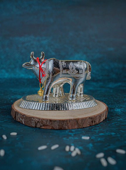 Silver Plated Cow and Calf - WBG0773