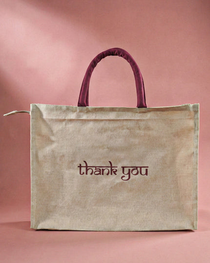 Customizable Juco Bag with Handle - Arangetram - WBG0943