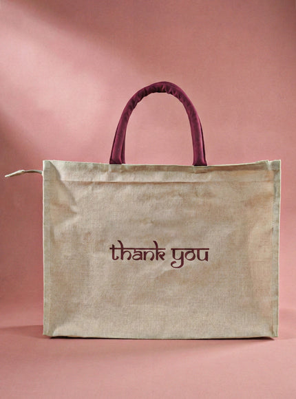 Customizable Juco Bag with Handle - Arangetram - WBG0943