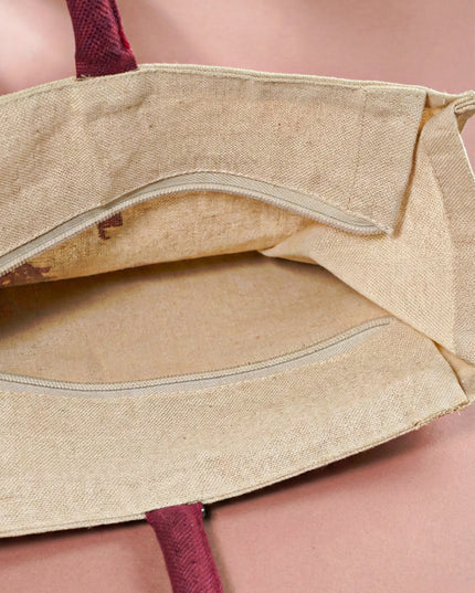 Customizable Juco Bag with Handle - Arangetram - WBG0943