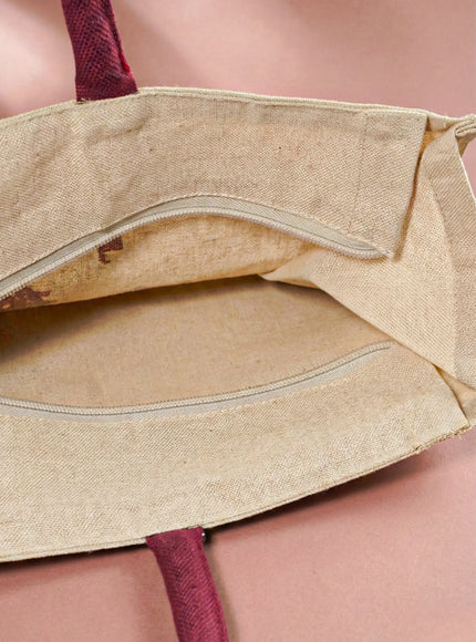 Customizable Juco Bag with Handle - Arangetram - WBG0943