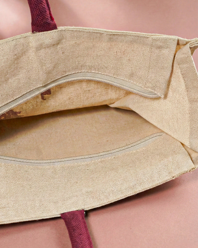 Customizable Juco Bag with Handle - Arangetram - WBG0943