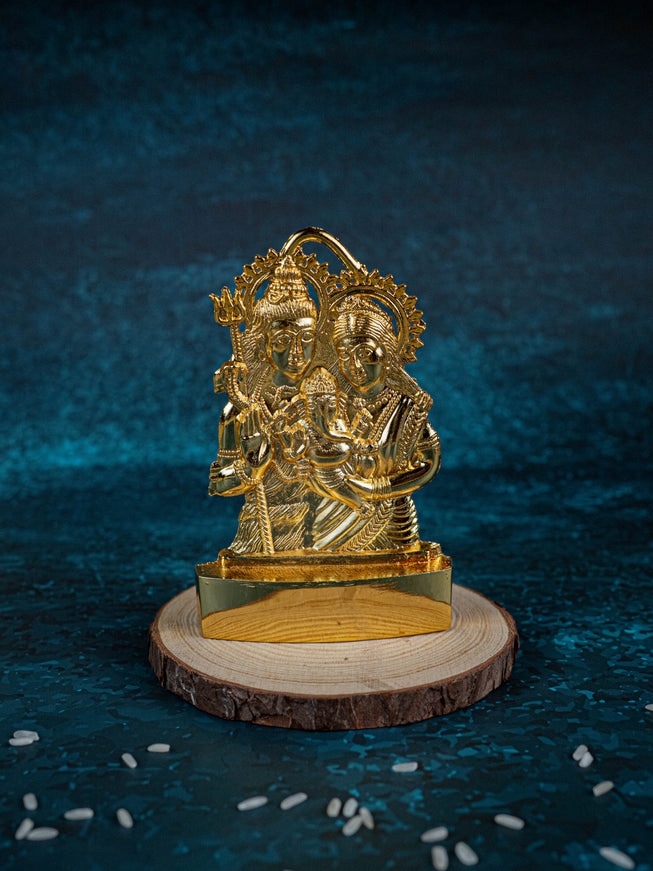 Murthi - Shiv Parivar Gold Finish - WBG1121