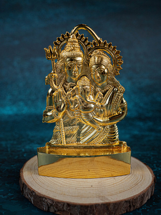 Murthi - Shiv Parivar Gold Finish - WBG1121