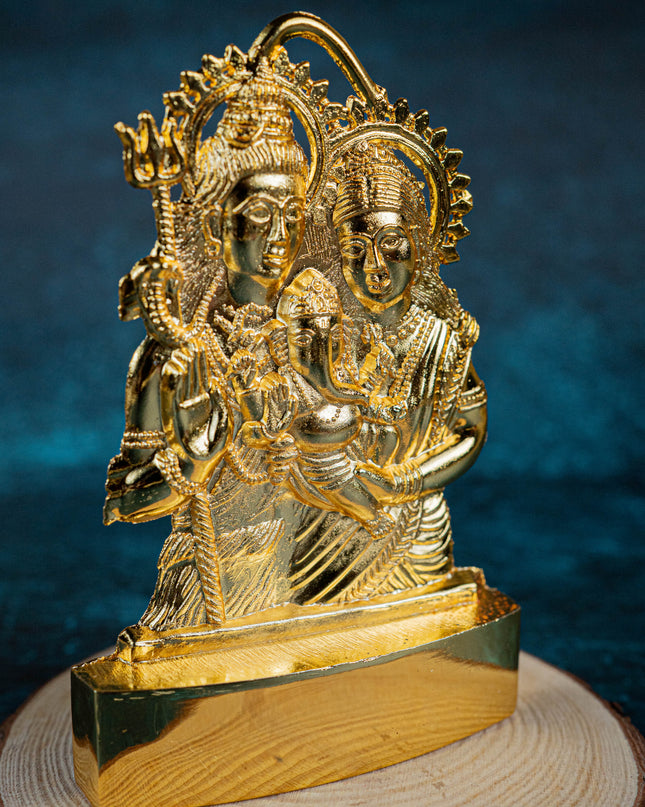 Murthi - Shiv Parivar Gold Finish - WBG1121