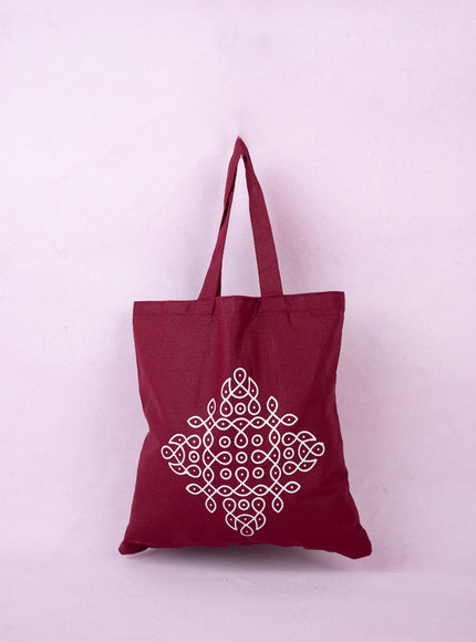 Rangoli Printed Cloth Bag - WBG1140