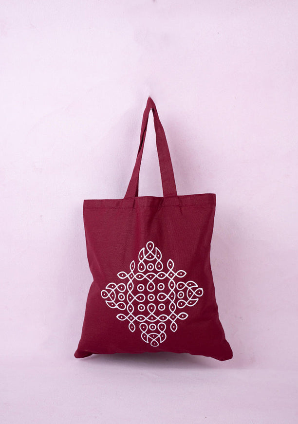 Rangoli Printed Cloth Bag - WBG1140