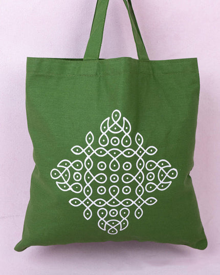 Rangoli Printed Cloth Bag - WBG1140