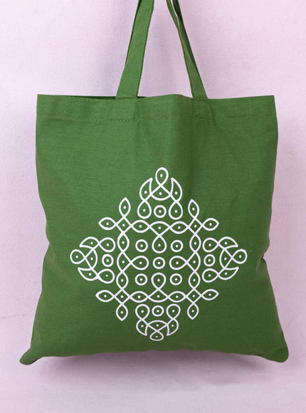 Rangoli Printed Cloth Bag - WBG1140